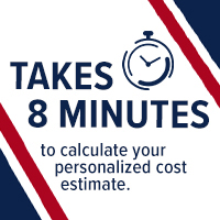 Takes 8 minutes to calculate your personalized estimate.